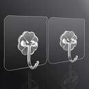 Kit Gancho Adesivo De Parede Sem Furo