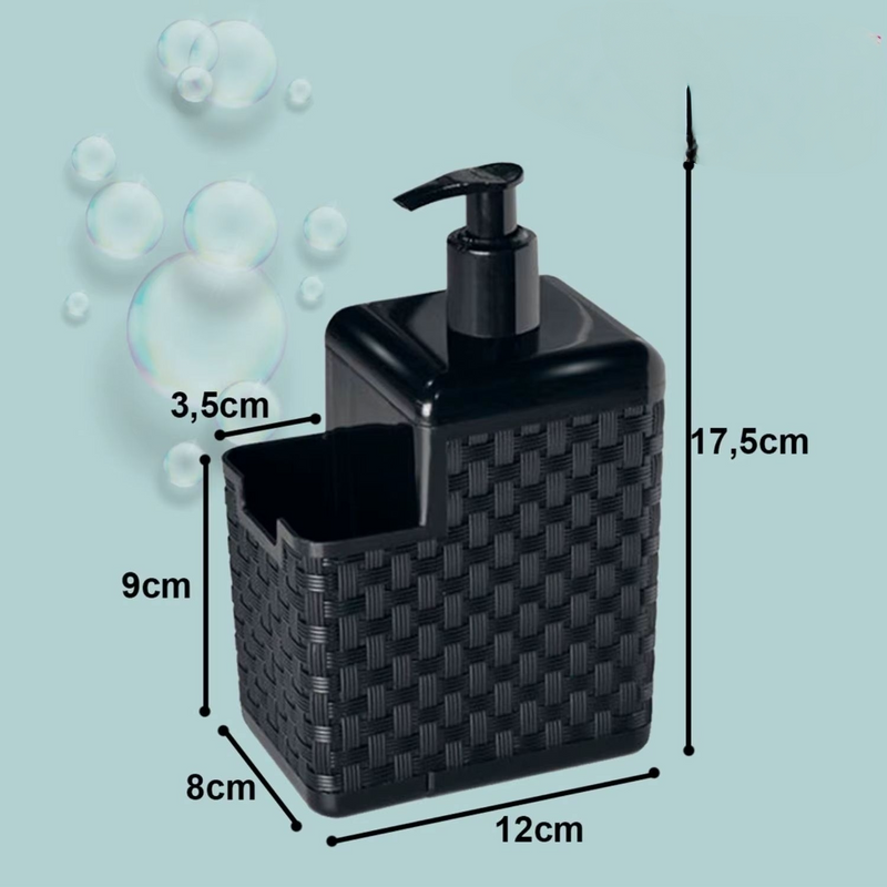 Dosador de Detergente Preto 500ml