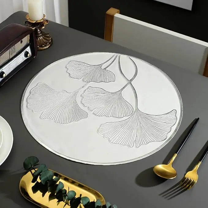 Kit 4 Peças de Jogo Americano Tecido Impermeável e Antiderrapante