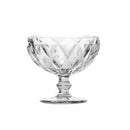Conjunto 6 Copos de Sobremesa Vidro Luxuoso Diamante