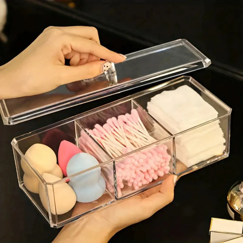 Caixa Compacta De Acrílico Para Cosméticos