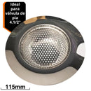 Ralo Cozinha Inox com Tampa Protetora