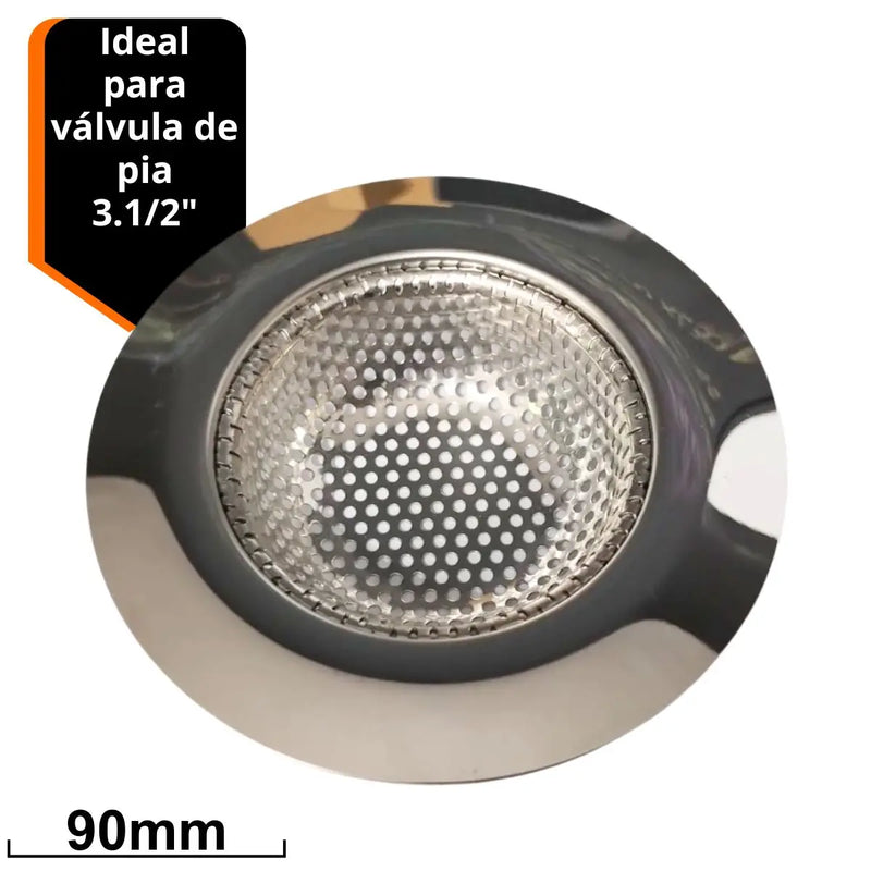 Ralo Cozinha Inox com Tampa Protetora