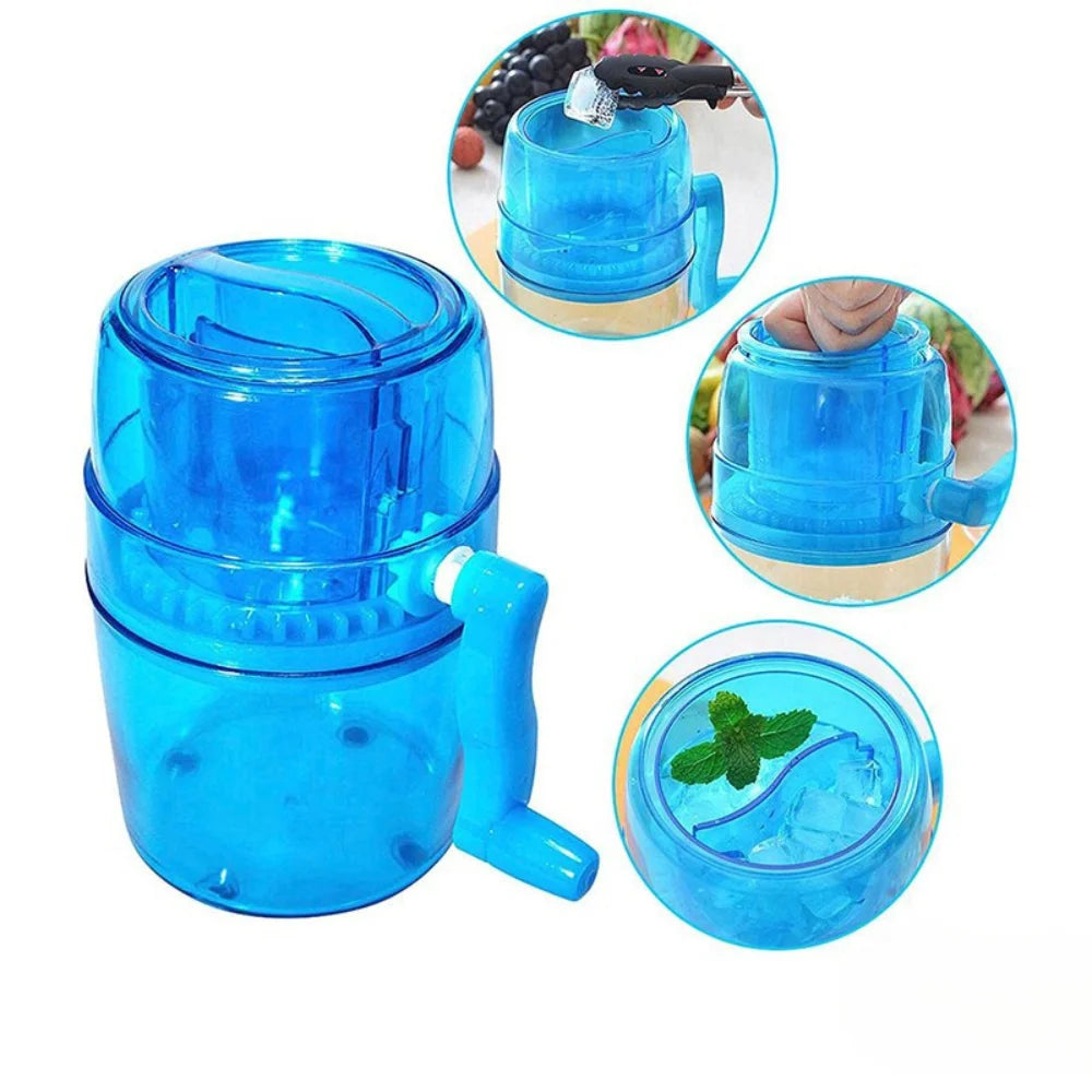 Triturador de Gelo Moedor Raspador Cubos Manual