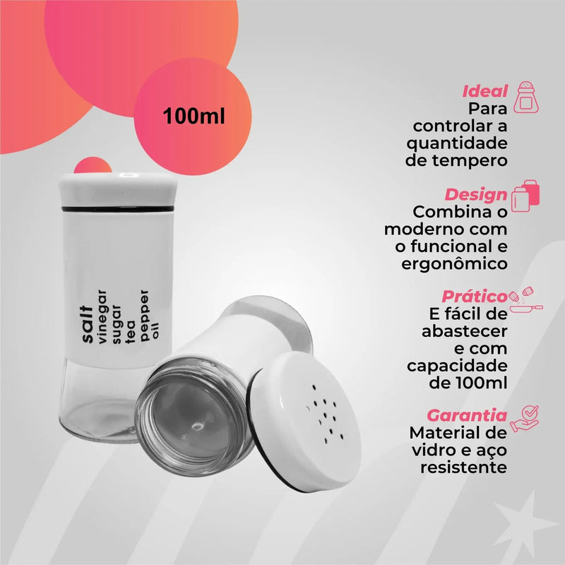 Saleiro e Pimenteiro Vidro