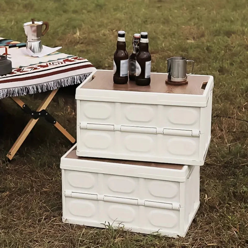 Cesto De Armazenamento Portátil Dobrável Multifuncional