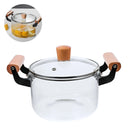 Panela Caçarola de Vidro com Tampa