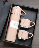 Garrafa Térmica De Aço Inox Com 3 Xícaras