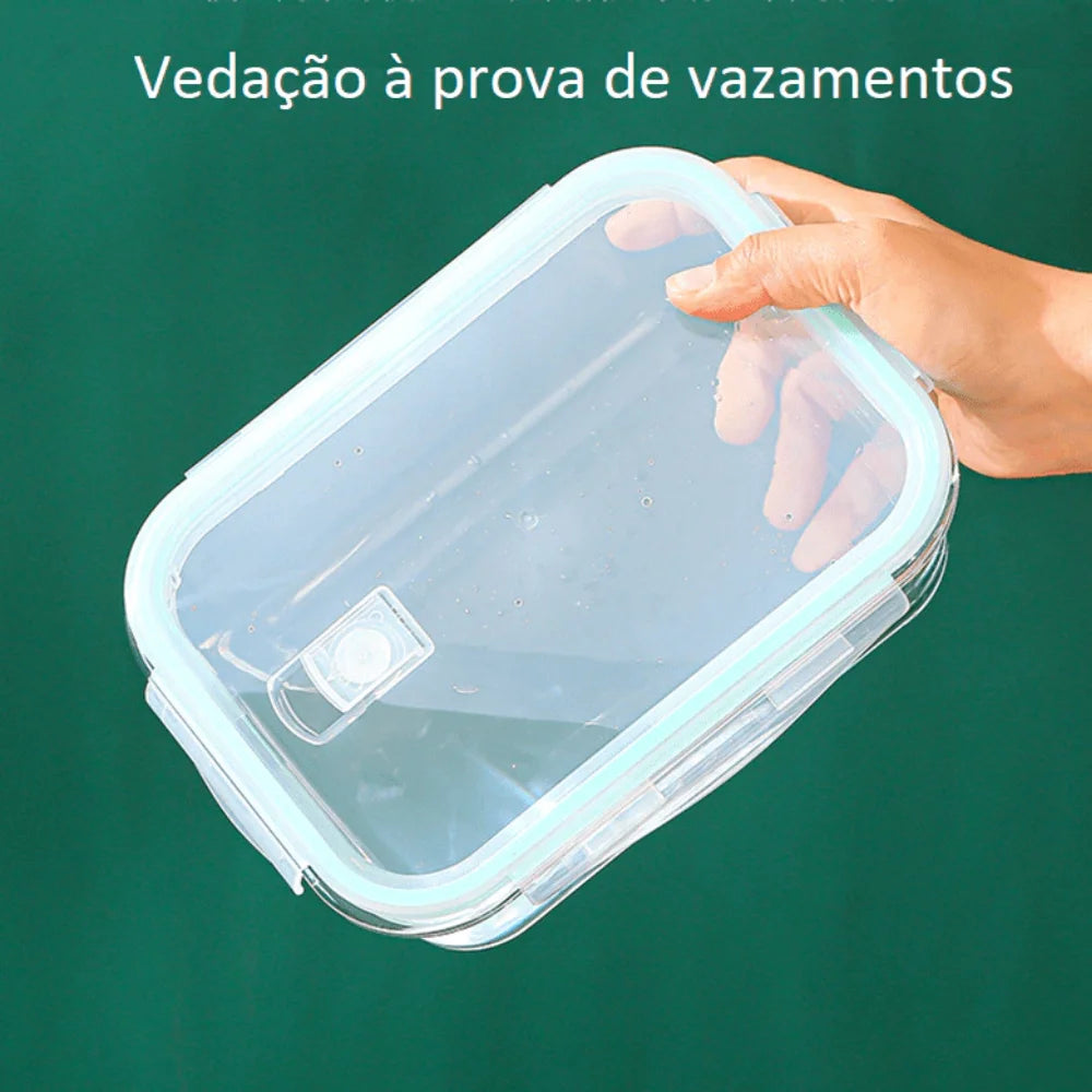 Pote Hermético de Vidro 1400ML
