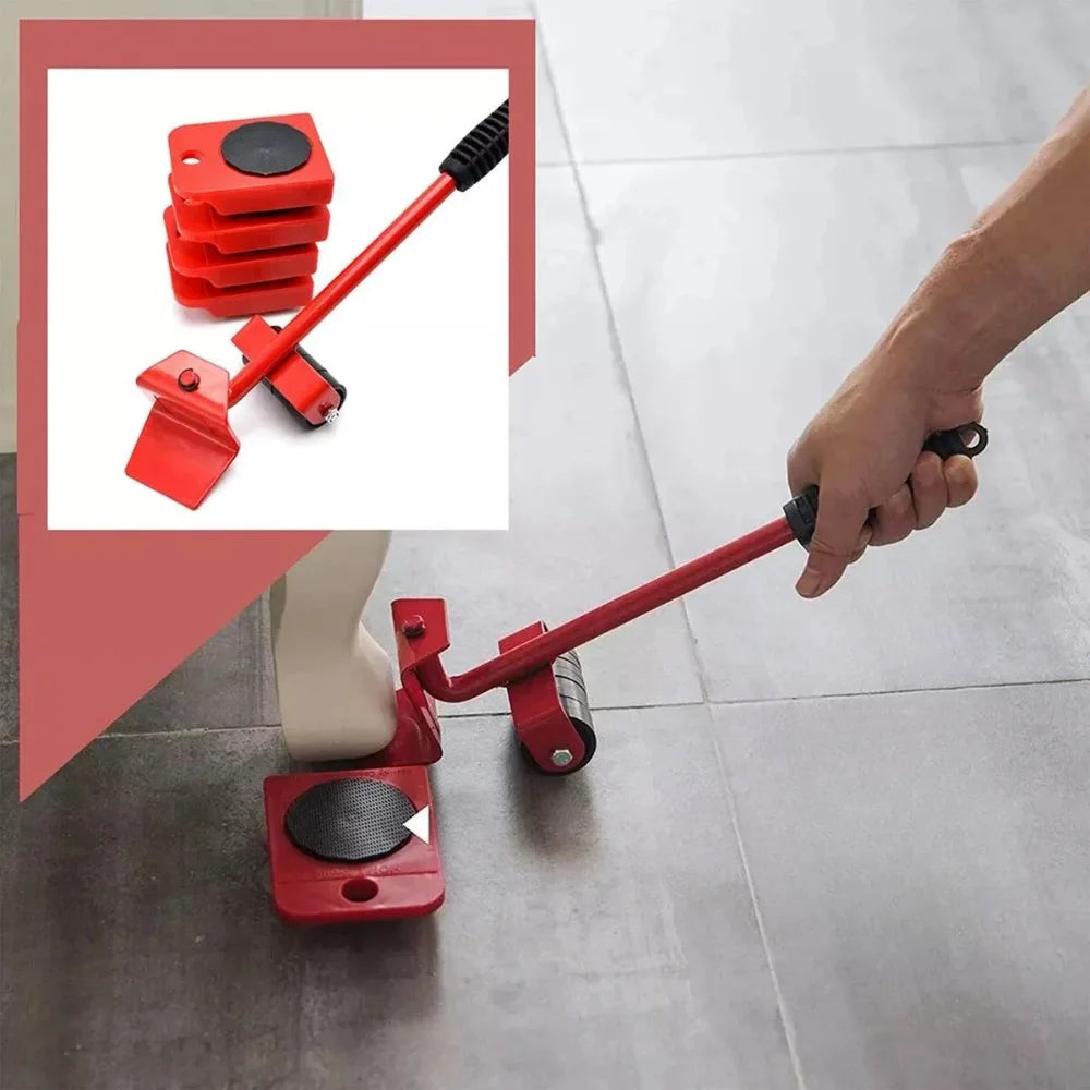 Suporte com Rodas para Transporte e Deslocamento de Móveis