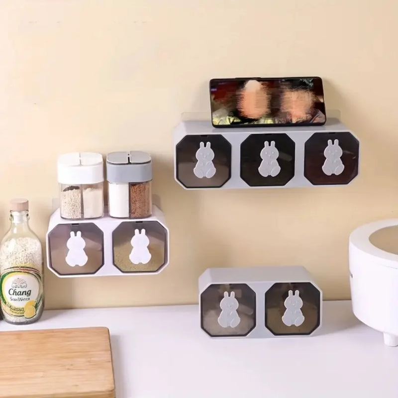 Porta Condimentos em Acrílico com Suporte