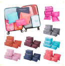 Kit com 6 Necessaires Organizadoras para Mala de Viagem