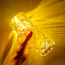 Luminária Cristal LED Toque RGB