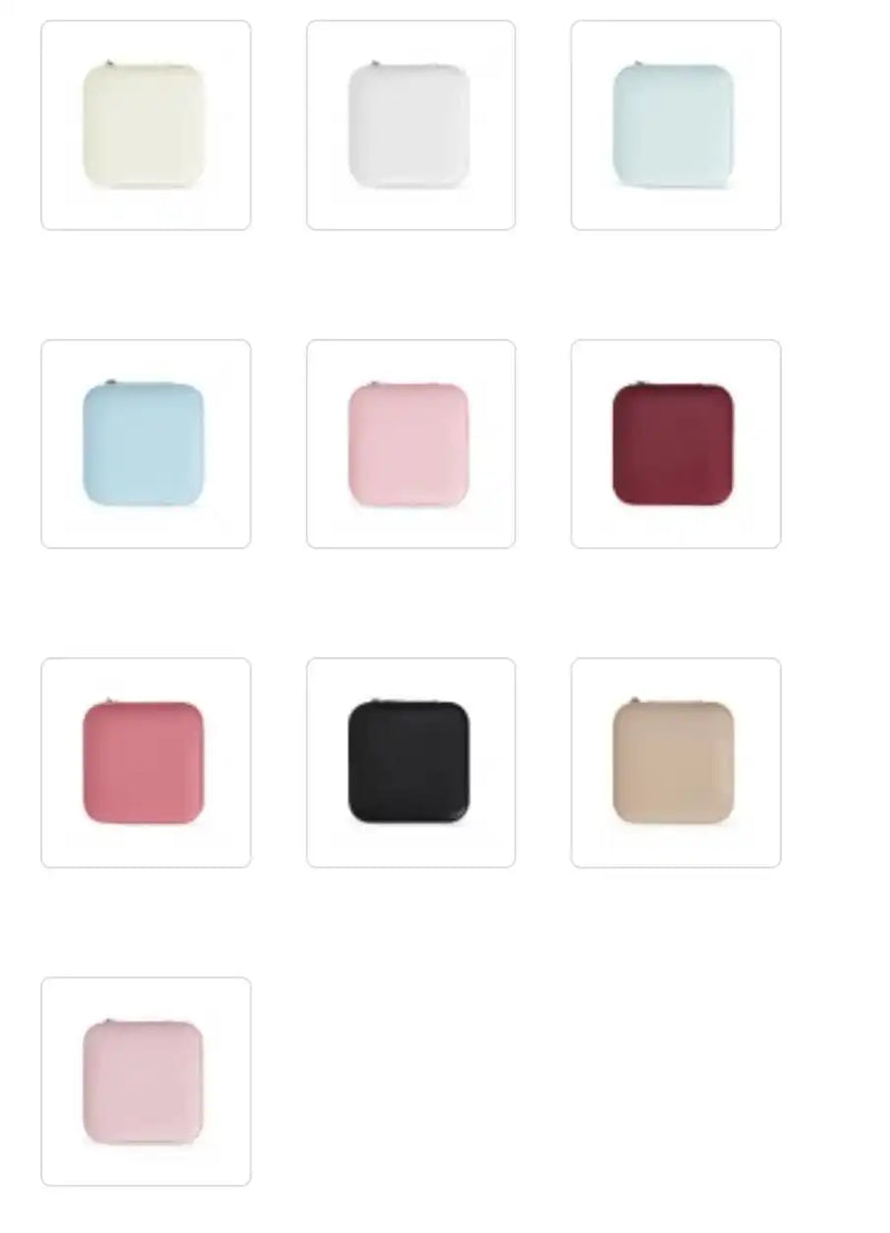 Porta Jóias Portátil Viagem Estojo Maleta Organizador