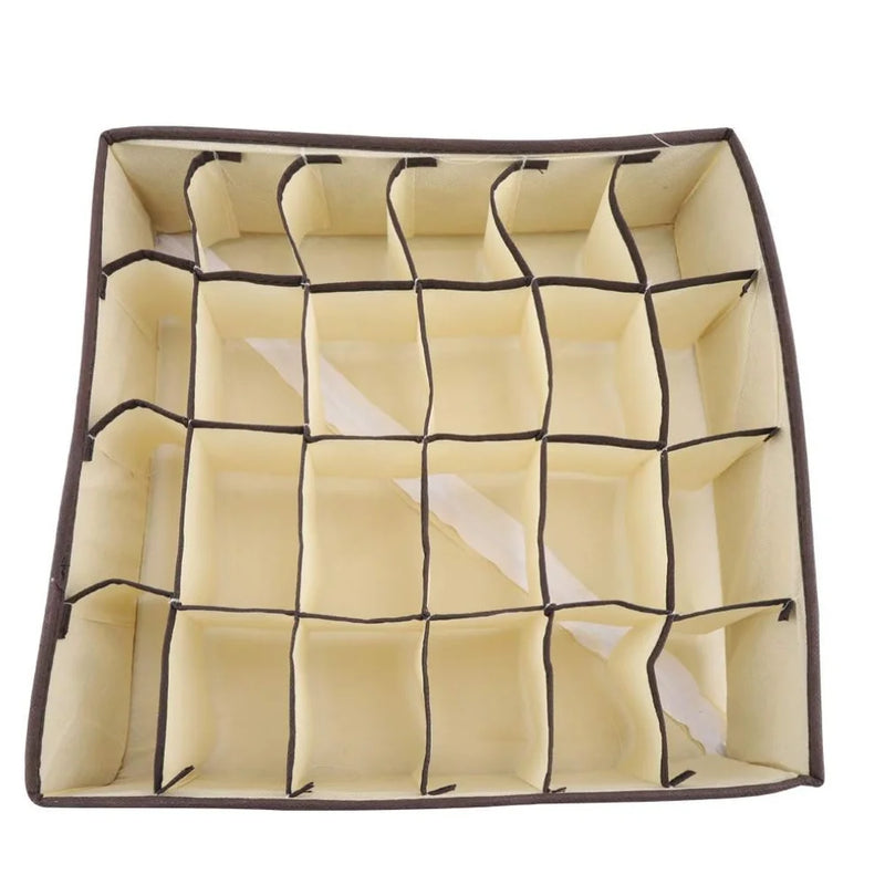 Kit 3 Organizador De Roupa Intima Para Gavetas 24 Divisórias