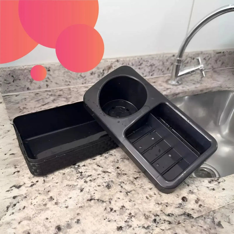 Porta Detergente Com Base Preto