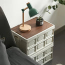 Cesto De Armazenamento Portátil Dobrável Multifuncional