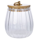 Pote Vidro Tampa Bambu Hermético 600ML