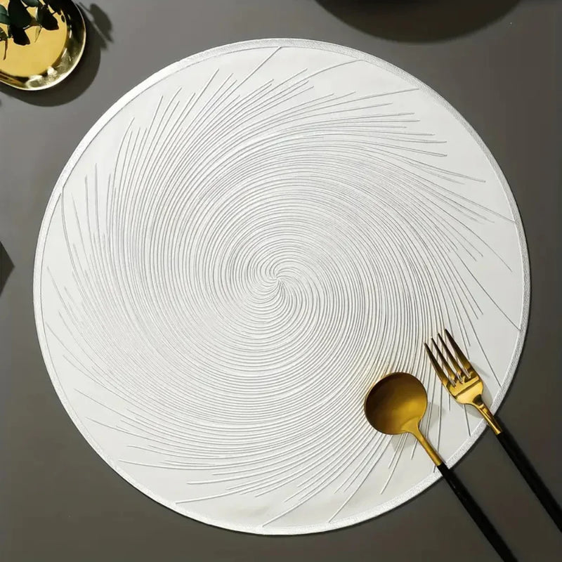 Jogos Americanos de Tecido Revestido 4 Unidades para Proteção da Mesa