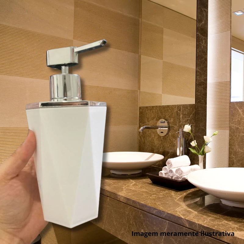 Luxuoso Conjunto De 4 Peças Saboneteira Lavabo Para Banheiro