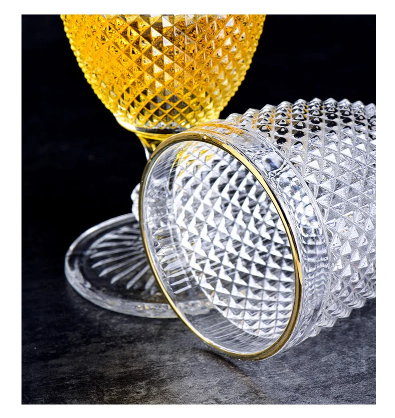 Jogo 6 Taças De Vidro Imperial Style Gamma Luxo