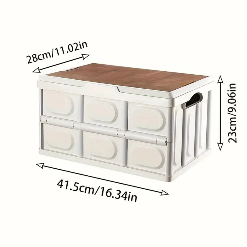 Cesto De Armazenamento Portátil Dobrável Multifuncional