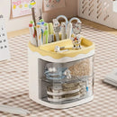 Organizador de Mesa Multiuso – Porta-Lápis com Gaveta e Divisórias