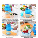 Triturador de Gelo Moedor Raspador Cubos Manual