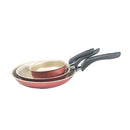 Kit de Frigideiras Globalflon 3 Peças com Revestimento Teflon Antiaderente