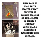 Luminária Lousa De Mesa 3D