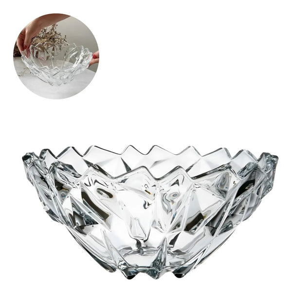 Fruteira Tigela De Vidro Cristal