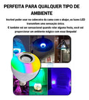 Lâmpada LED Colorida com Áudio Bluetooth