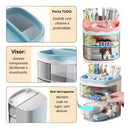 Organizador de Mesa Multiuso – Porta-Lápis com Gaveta e Divisórias