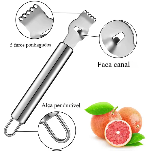 Ralador Inox para Frutas Cítricas