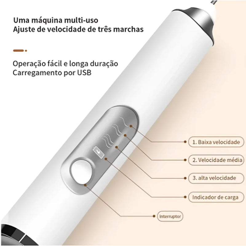 Batedor Misturador Mixer Elétrico Para Bebidas