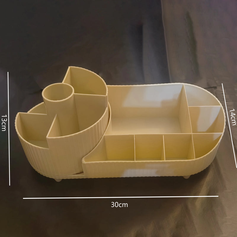 Organizador Porta Pincéis de Maquiagem com Divisórias