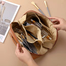 Necessaire Organizadora Feminina em Couro Caramelo