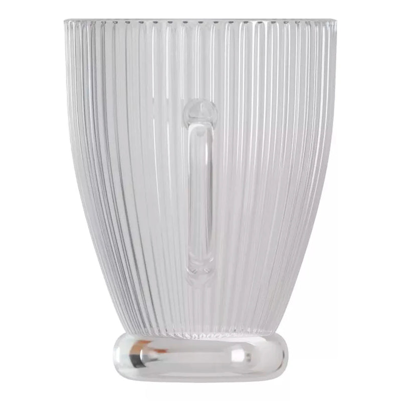 Jarro De Vidro Transparente Modelo Rayé 1320ML