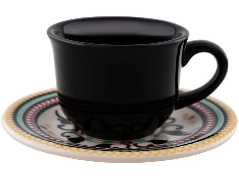 Conjunto De 6 Xícaras De Café Floreal 65ML