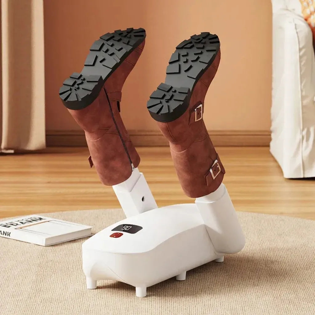 Secador de Sapatos Portátil 4 Modos de Timer e Absorção de Umidade
