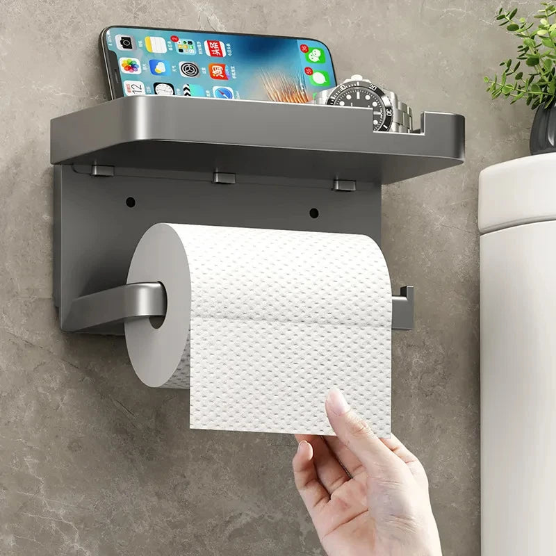Porta Papel Higiênico com Suporte