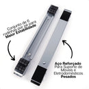 Base de Alumínio com Rodas Suporte Ajustável para Eletrodomésticos