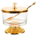 Recipiente De Vidro Para Condimento Luxo