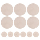 Kit 6 Jogos Americanos Redondos com Porta-Copos – Trançados, Laváveis e Térmicos