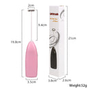 Mixer Misturador Elétrico Portátil para Bebidas e Batedor Mexedor Ovos