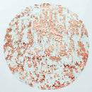 Jogo Americano Redondo Dourado – Tapete de Mesa Brilhante para Festa e Aniversário