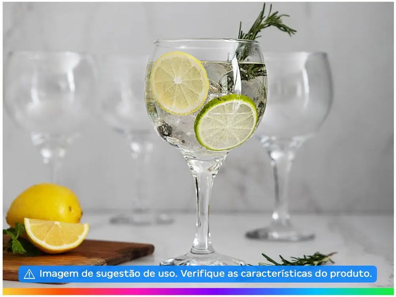Jogo de Taças de Vidro 600ml