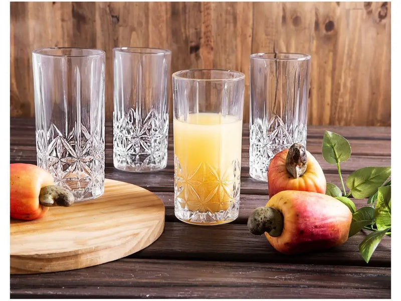 Conjunto de 6 copos de Vidro Haus 350ml