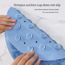 Escova Massageadora de Banho Ventosas para Costas e Pés