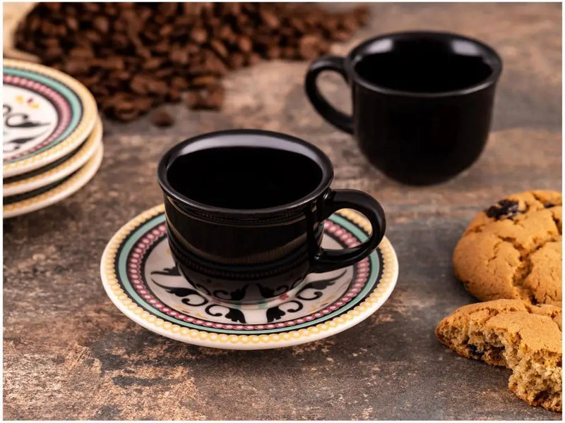 Conjunto De 6 Xícaras De Café Floreal 65ML